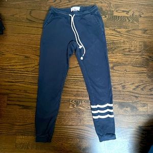 COPY - Solo Angeles women’s size small sweatpants in navy blue.